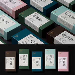 草本植物系列_茶叶包装设计_北京高档包装盒设计印刷