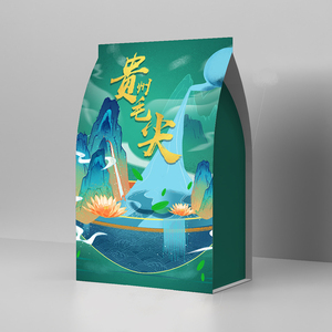 贵州毛尖茶叶盒设计_茶包装设计_北京包装盒设计公司